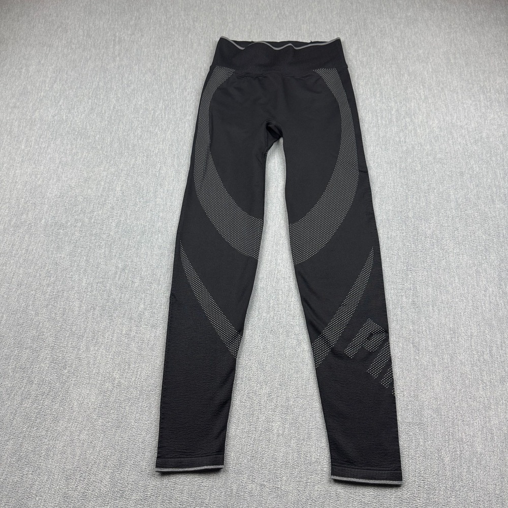 Victoria Secrets Leggings Womens Small Black Seamless Tight Pink Active Gym Yoga